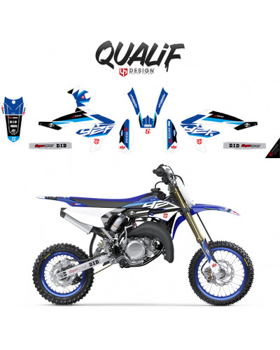 KIT STICKERS UP DESIGN Kit Deco UP Qualif YAMAHA YZ  65 2018-2019