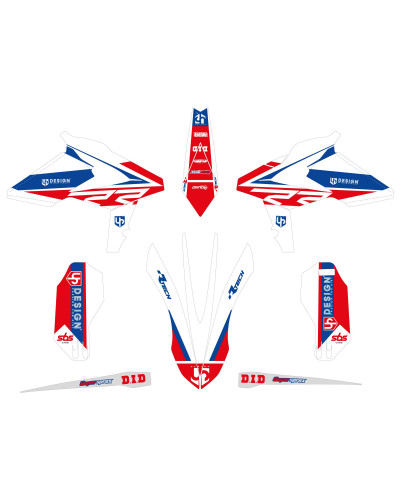 KIT STICKERS UP DESIGN Kit Déco UP ROUND BETA RR (2019) Rouge KIT STICKERS UP DESIGN Kit Déco UP ROUND BETA RR (2019) Rouge