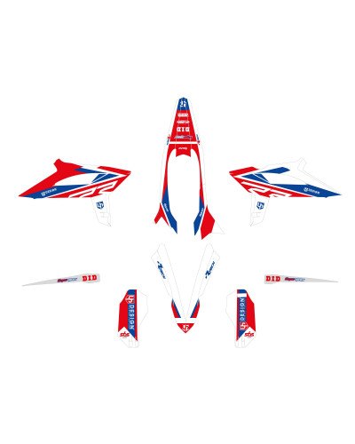 KIT STICKERS UP DESIGN Kit Déco UP ROUND BETA RR (2020-2022) Rouge