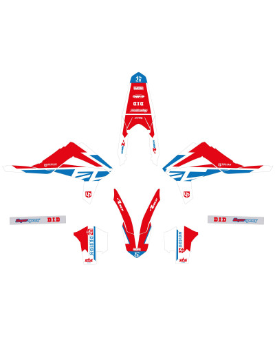 KIT STICKERS UP DESIGN Kit Déco UP ROUND GASGAS EC (2012) Rouge KIT STICKERS UP DESIGN Kit Déco UP ROUND GASGAS EC (2012) Rouge