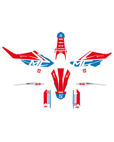 KIT STICKERS UP DESIGN Kit Déco UP ROUND GASGAS MC (2022-2022) Rouge KIT STICKERS UP DESIGN Kit Déco UP ROUND GASGAS MC (2022-2022) Rouge