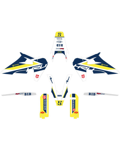 KIT STICKERS UP DESIGN Kit Déco UP ROUND HUSQVARNA TC (2019-2022) Blanc KIT STICKERS UP DESIGN Kit Déco UP ROUND HUSQVARNA TC (2019-2022) Blanc