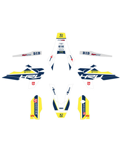 KIT STICKERS UP DESIGN Kit Déco UP ROUND HUSQVARNA TC 85 (2018-2022) Blanc KIT STICKERS UP DESIGN Kit Déco UP ROUND HUSQVARNA TC 85 (2018-2022) Blanc