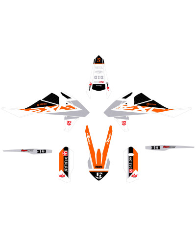KIT STICKERS UP DESIGN Kit Déco UP ROUND KTM EXC / EXC-F (2014-2015) Orange KIT STICKERS UP DESIGN Kit Déco UP ROUND KTM EXC / EXC-F (2014-2015) Orange