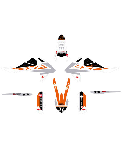 KIT STICKERS UP DESIGN Kit Déco UP ROUND KTM EXC / EXC-F (2017-2019) Orange KIT STICKERS UP DESIGN Kit Déco UP ROUND KTM EXC / EXC-F (2017-2019) Orange