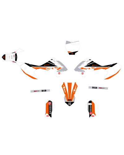 KIT STICKERS UP DESIGN Kit Déco UP ROUND KTM SX 50 (2019) Orange KIT STICKERS UP DESIGN Kit Déco UP ROUND KTM SX 50 (2019) Orange
