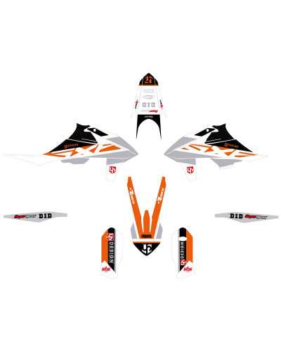 KIT STICKERS UP DESIGN Kit Déco UP ROUND KTM SX / SX-F (2019-2022) Orange KIT STICKERS UP DESIGN Kit Déco UP ROUND KTM SX / SX-F (2019-2022) Orange