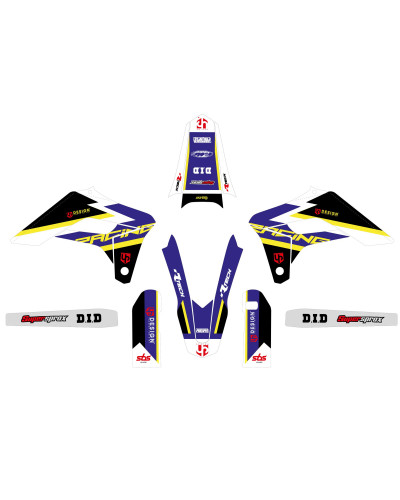 KIT STICKERS UP DESIGN Kit Déco UP ROUND SHERCO SE (2017-2018) Bleu KIT STICKERS UP DESIGN Kit Déco UP ROUND SHERCO SE (2017-2018) Bleu