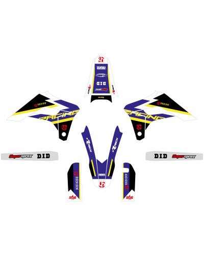 KIT STICKERS UP DESIGN Kit Déco UP ROUND SHERCO SE (2019-2022) Bleu KIT STICKERS UP DESIGN Kit Déco UP ROUND SHERCO SE (2019-2022) Bleu