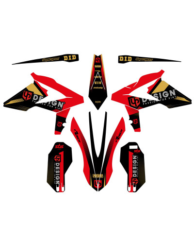 KIT STICKERS UP DESIGN Kit Déco UP SPIKE BETA RR (2019) Noir-Rouge KIT STICKERS UP DESIGN Kit Déco UP SPIKE BETA RR (2019) Noir-Rouge
