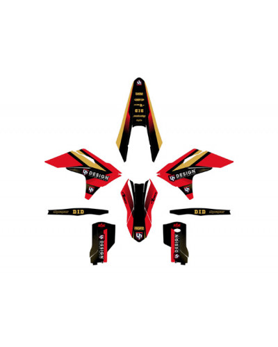 KIT STICKERS UP DESIGN Kit Déco UP SPIKE GASGAS EC F (2024) Noir-Rouge KIT STICKERS UP DESIGN Kit Déco UP SPIKE GASGAS EC F (2024) Noir-Rouge