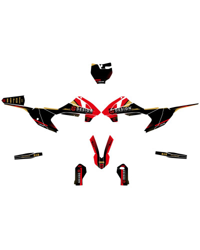 KIT STICKERS UP DESIGN Kit Déco UP SPIKE GASGAS MC 65 (2021-2022) Noir-Rouge KIT STICKERS UP DESIGN Kit Déco UP SPIKE GASGAS MC 65 (2021-2022) Noir-Rouge