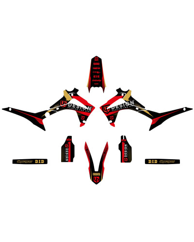 KIT STICKERS UP DESIGN Kit Déco UP SPIKE HONDA CRF 450 R (2013-2016) Noir-Rouge KIT STICKERS UP DESIGN Kit Déco UP SPIKE HONDA CRF 450 R (2013-2016) Noir-Rouge
