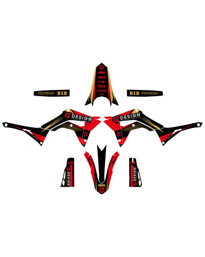 KIT STICKERS UP DESIGN Kit Déco UP SPIKE HONDA CRF 450 R (2019-2020) Noir-Rouge KIT STICKERS UP DESIGN Kit Déco UP SPIKE HONDA CRF 450 R (2019-2020) Noir-Rouge