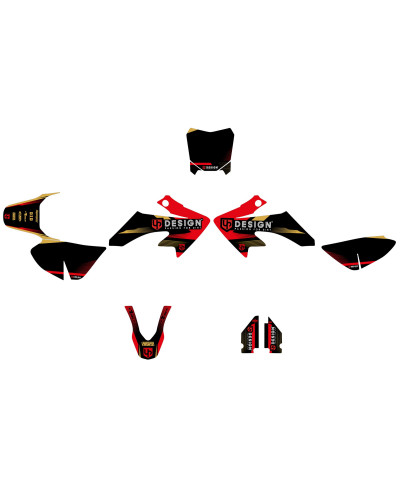 KIT STICKERS UP DESIGN Kit Déco UP SPIKE HONDA CRF 50 (2013-2022) Noir-Rouge KIT STICKERS UP DESIGN Kit Déco UP SPIKE HONDA CRF 50 (2013-2022) Noir-Rouge