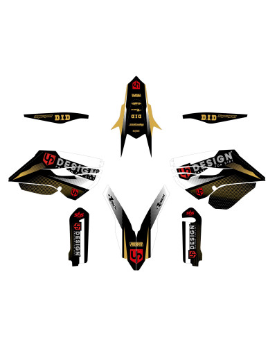 KIT STICKERS UP DESIGN Kit Déco UP SPIKE HUSQVARNA FE (2014) Noir-Blanc KIT STICKERS UP DESIGN Kit Déco UP SPIKE HUSQVARNA FE (2014) Noir-Blanc