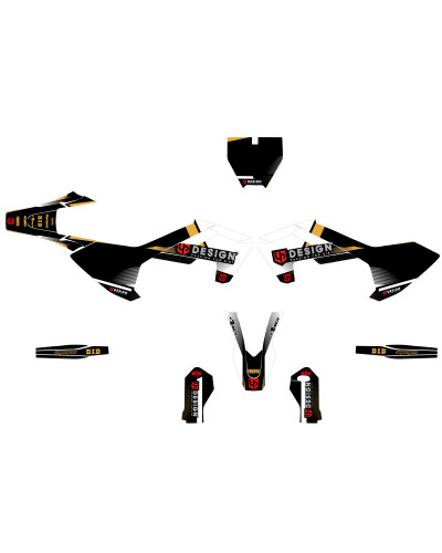 KIT STICKERS UP DESIGN Kit Déco UP SPIKE HUSQVARNA TC 65 (2019-2022) Noir-Blanc KIT STICKERS UP DESIGN Kit Déco UP SPIKE HUSQVARNA TC 65 (2019-2022) Noir-Blanc