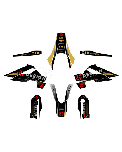 KIT STICKERS UP DESIGN Kit Déco UP SPIKE HUSQVARNA TC 85 (2018-2022) Noir-Blanc KIT STICKERS UP DESIGN Kit Déco UP SPIKE HUSQVARNA TC 85 (2018-2022) Noir-Blanc