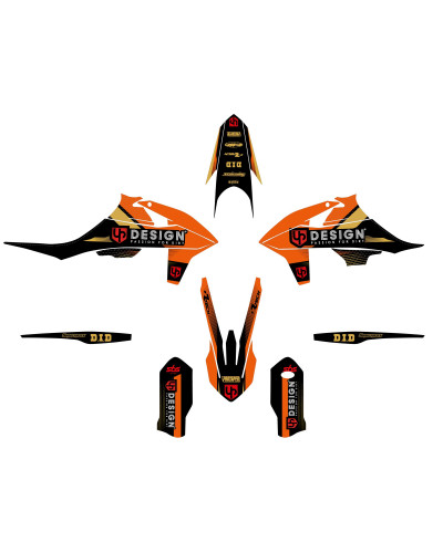 KIT STICKERS UP DESIGN Kit Déco UP SPIKE KTM EXC / EXC-F (2020-2022) Noir-Orange KIT STICKERS UP DESIGN Kit Déco UP SPIKE KTM EXC / EXC-F (2020-2022) Noir-Orange