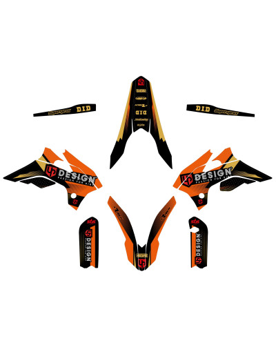 KIT STICKERS UP DESIGN Kit Déco UP SPIKE KTM SX 85 (2003-2005) Noir-Orange KIT STICKERS UP DESIGN Kit Déco UP SPIKE KTM SX 85 (2003-2005) Noir-Orange