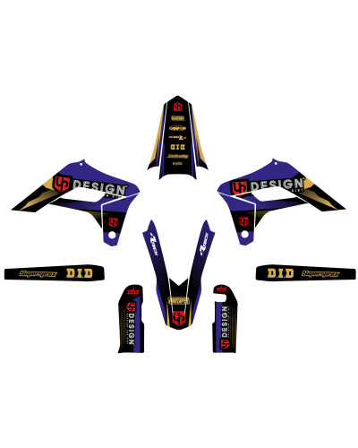 KIT STICKERS UP DESIGN Kit Déco UP SPIKE SHERCO SE (2019-2022) Noir-Bleu KIT STICKERS UP DESIGN Kit Déco UP SPIKE SHERCO SE (2019-2022) Noir-Bleu
