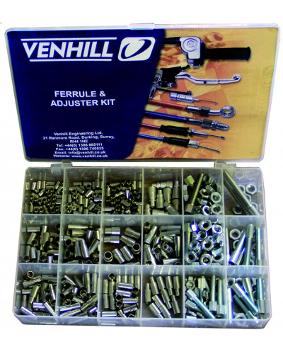 Câble Embrayage Moto VENHILL Coffret accessoires cables Venhill 459 pièces protections caoutchouc