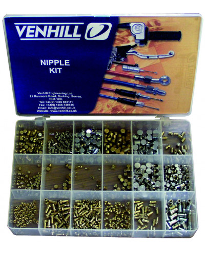 Câble Embrayage Moto VENHILL Coffret accessoires cables Venhill 700 pièces douilles