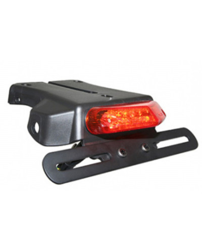 Accessoires Feux Moto V PARTS Feu arrière V PARTS LED + support de plaque type bavette