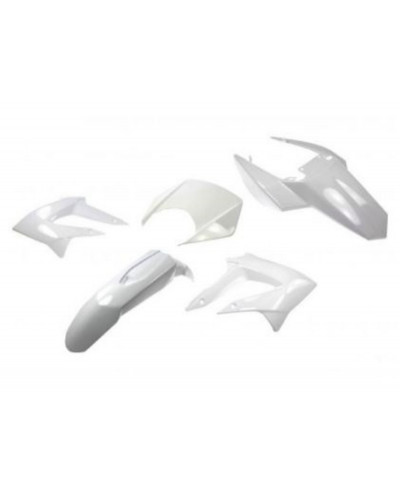 Kit Plastique Moto V PARTS Kit carénages V PARTS 6 pièces blanc