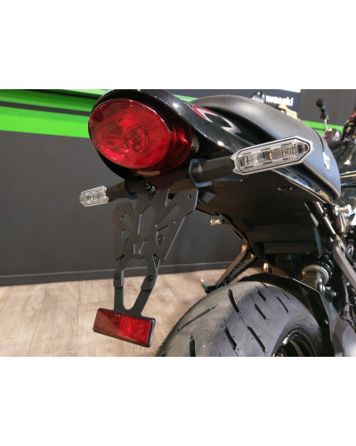 Support Plaque Immatriculation Moto V PARTS Support de plaque V PARTS court noir Kawasaki Z900RS