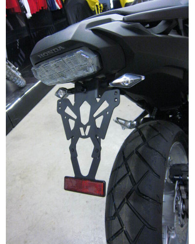 Support Plaque Immatriculation Moto V PARTS Support de plaque V PARTS noir Honda NC750X