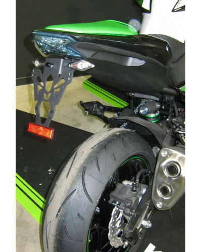 Support Plaque Immatriculation Moto V PARTS Support de plaque V PARTS noir Kawasaki Z800
