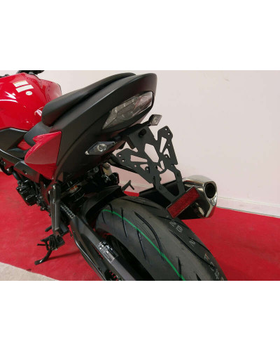 Support Plaque Immatriculation Moto V PARTS Support de plaque V PARTS noir Suzuki GSX-S750/1000