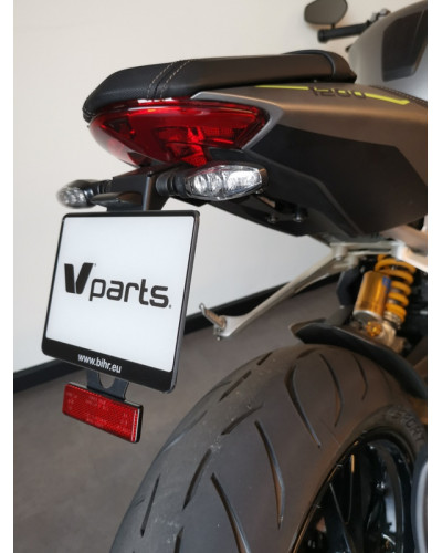 Support Plaque Immatriculation Moto V PARTS Support de plaque V PARTS - noir Triumph Speed Triple 1200