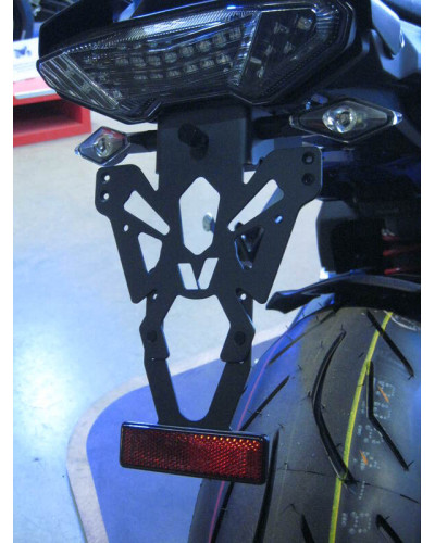 Support Plaque Immatriculation Moto V PARTS Support de plaque V PARTS noir Yamaha MT-09/MT-10