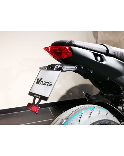 Support Plaque Immatriculation Moto V PARTS Support de plaque V PARTS noir - Yamaha MT-09