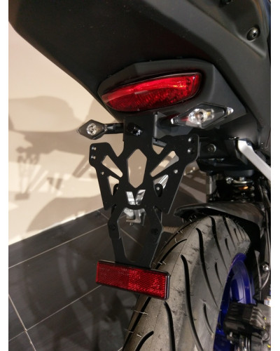 Support Plaque Immatriculation Moto V PARTS Support de plaque V PARTS noir Yamaha MT-125