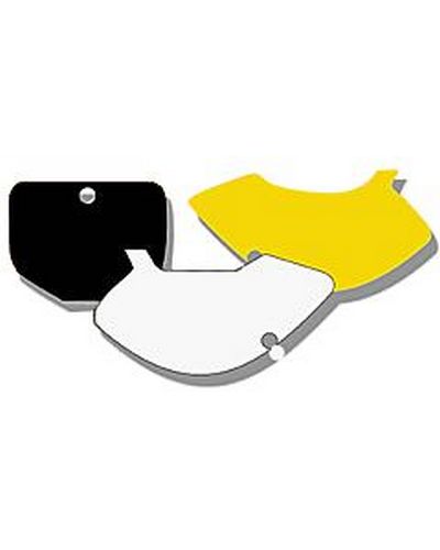 Stickers Déco Moto WANC Fond plaque 3 pieces noir
