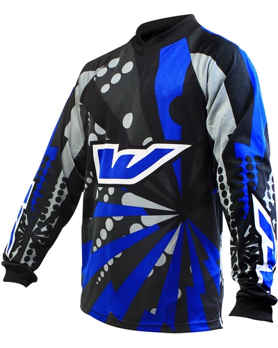 Maillot Moto Cross WEX Cross enfant Stylus 3 BLEU