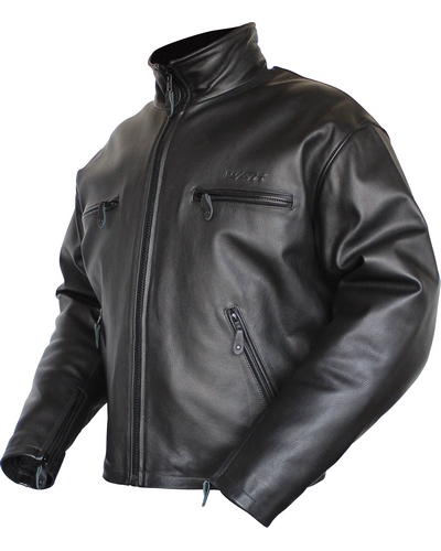 Blouson Cuir Moto WEX cuir TRAVEL noir