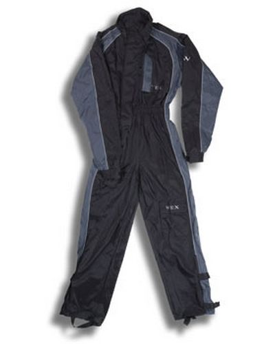 Combinaison Pluie Moto WEX VOLGA noir-gris