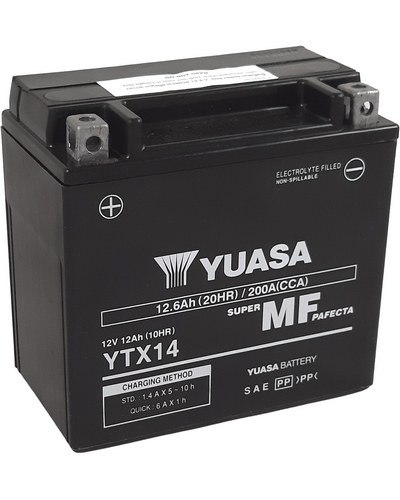 Batterie Moto YUASA Batterie YTX14