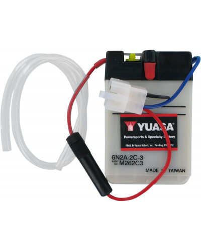 Batterie Moto YUASA BATTERY YUASA 6-VOLT DRY 6N2A- Batterie Moto YUASA BATTERY YUASA 6-VOLT DRY 6N2A-