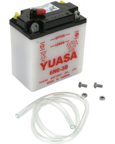 Batterie Moto YUASA BATTERY YUASA 6-VOLT DRY 6N6-3