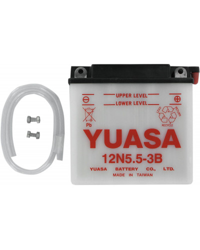 Batterie Moto YUASA BATTERY YUASA CV DRY 12N5.5-3B Batterie Moto YUASA BATTERY YUASA CV DRY 12N5.5-3B