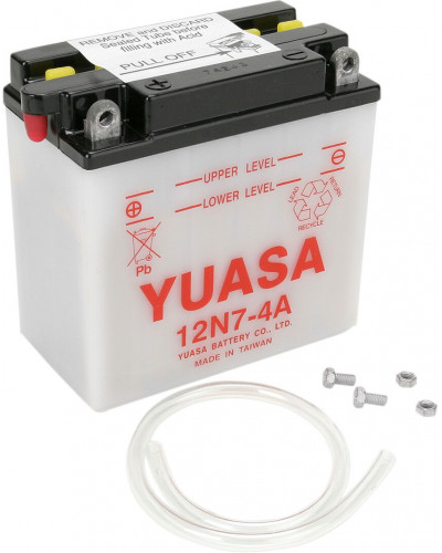 Batterie Moto YUASA BATTERY YUASA CV DRY 12N7-4A Batterie Moto YUASA BATTERY YUASA CV DRY 12N7-4A