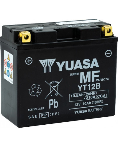 Batterie Moto YUASA BATTERY YUASA FA YT12B