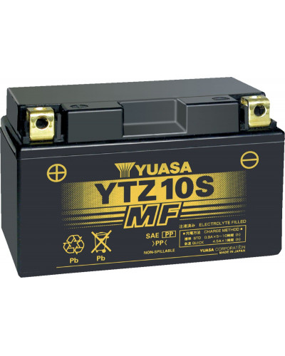 Batterie Moto YUASA BATTERY YUASA FA YTZ10S