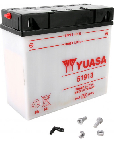 Batterie Moto YUASA BATTERY YUASA HD DRY 51913 Batterie Moto YUASA BATTERY YUASA HD DRY 51913