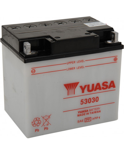 Batterie Moto YUASA BATTERY YUASA HD DRY 53030 Batterie Moto YUASA BATTERY YUASA HD DRY 53030